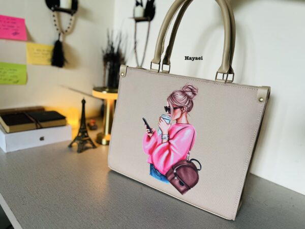 Buy Coffee Girl Tote Bag Skin