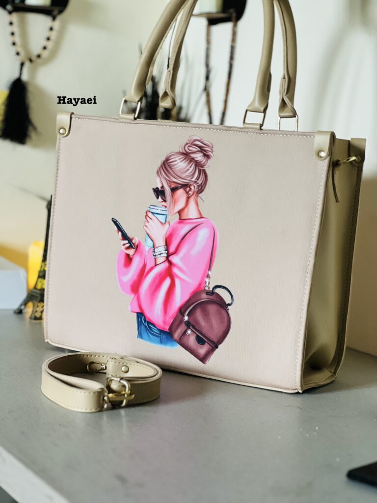 Coffee Girl Tote Bag Skin