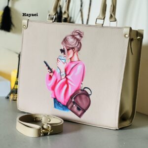 Coffee Girl Tote Bag Skin