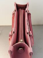 Coffee Girl Tote Bag pink zip